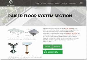 Raised Floor System Section - Discover the benefits of raised floor systems for your commercial space. Improve air circulation, cable management, and accessibility with our innovative solutions.