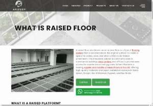 What Is Raised Floor - A raised floor is a type of flooring system that elevates the floor surface above the ground level, creating a space for cables, wires, and ventilation systems. It is commonly used in data centers and commercial buildings to provide easy access for maintenance and flexibility for changing layouts.