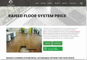 Raised Floor System Price - A raised floor system is a versatile solution for creating a functional and efficient workspace. It provides easy access to cables and utilities while improving air circulation and aesthetics. Ideal for offices, data centers, and server rooms.