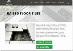 Raised Floor Tiles - Elevate your space with raised floor tiles that provide easy access to cables and utilities while creating a sleek, modern look. Perfect for offices, data centers, and server rooms.
