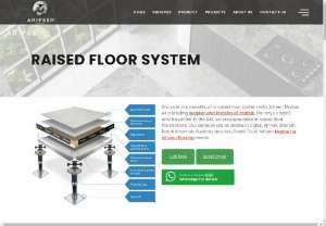 Raised Floor System - A raised floor system is a versatile solution for creating a functional and efficient workspace. It provides easy access to cables and utilities while improving air circulation and aesthetics. Ideal for offices, data centers, and server rooms.