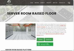 Server Room Raised Floor - A raised floor in a server room provides easy access to cables and ventilation, improving airflow and reducing the risk of overheating. This essential feature ensures optimal performance and efficiency for your IT infrastructure.