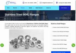Stainless Steel 904L Flanges Suppliers in India - Universe Metal & Alloy stands out as the premier Manufacturers of Stainless Steel 904L Flanges. With a global reach, we not only cater to local markets but also export our top-quality flanges to customers worldwide. Renowned as both bulk suppliers and exporters, we prioritize delivering excellence in every aspect of our products.