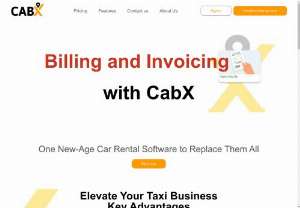 CabX: Streamline Driver Management and Billing Processes Digitally - CabX Driver Management and Billing Processes streamline operations for companies and small cab/Taxi Operators, enabling them to efficiently manage and automate the process of booking, duty slips, and invoices. Explore Now