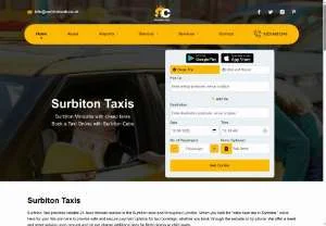 Screenshot of Surbiton Cabs Near Me