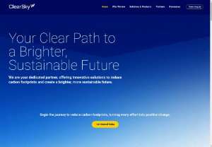 Economic Sustainability - ClearSky is an integrated environmental business that provides our clients with the tools and services necessary to make and achieve ambitious environmental goals to reduce their carbon footprint.