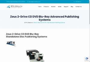 Zeus 2-Drive CD DVD Blu-ray Advanced Disc Publishing Systems - Discover efficiency in publishing with the Zeus 2-Drive CD DVD Blu-ray advanced publishing system. Upgrade your content creation, duplication, and distribution processes with cutting-edge technology.