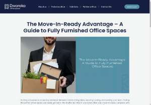 A Guide to Fully Furnished Office Spaces - Reduced Costs – Outfitting an office can be expensive. Furnished spaces eliminate upfront furniture purchases and decoration costs, saving you a significant amount of money.  Additionally, some include utilities and internet in the rent, simplifying your monthly bills.  Flexibility – Furnished spaces are ideal for startups, freelancers, or businesses with fluctuating team sizes.