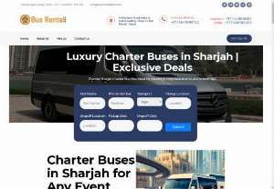 Sharjah Charter Bus Hire - Sharjah Charter Bus Hire provides premium buses for all your events. Ideal for weddings, corporate events, and school trips with expert drivers.