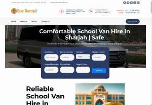 School Van Hire in Sharjah - School Van Hire in Sharjah: Safe, affordable transportation for educational institutions. Reliable service for school trips and daily student transport.