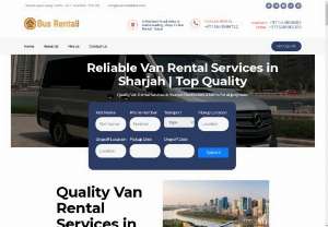 Rental Van Services Sharjah - Rental Van Services Sharjah provides a wide range of quality vans for all purposes, from corporate to personal use, with flexible rental terms.