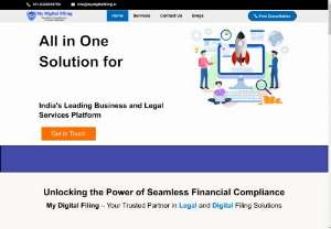 India Leading Business and Legal Services Platform - Mydigitalfiling.in serves as a comprehensive solution for small, medium, and large businesses, as well as shopkeepers, individuals, eCommerce business owners, and startups, enabling them to seamlessly file returns digitally and avoid penalties. Our services are affordably priced to facilitate the growth of your business and eliminate the need for last-minute rushes to the accounts office.