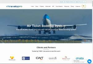Air Ticket Booking System - Travelopro provides customized flight booking software with air ticket booking system including flight search and booking functionality for travel agents worldwide. An Air Ticket Booking System is a software application designed to automate the process of booking and managing airline tickets. It allows customers to search for and book flights, view flight schedules, and manage their reservations online.