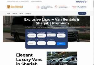 Sharjah Luxury Van Rental - Sharjah Luxury Van Rental: Experience elite travel with our luxury vans, offering superior comfort and exclusive amenities.