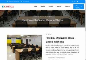 Best Flex Desk and Dedicated Desk in Bhopal – CynergX - Take a look at Cynergx's shared office in Bhopal, which features dedicated and flexible desks! Increase your productivity by being a part of our active community.