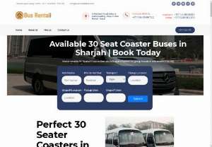 30 Seater Coaster Rental Sharjah - 30 Seater Coaster Rental Sharjah: Enjoy the perfect blend of size and maneuverability for your group travels in and around Sharjah.