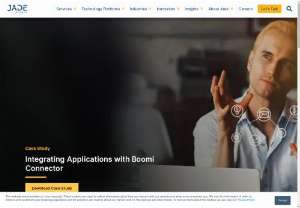 Case Study: Integrating Applications with Boomi Connector - In this integration case study, Jade Global built an app that can integrate with other apps like Salesforce Opportunity, ServiceNow, Workday, Coupa, Concur, and others. Download this case study to understand the business benefits and unique solutions we provide for a major US-based Technology company.