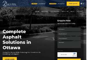 Seal-A-Drive: Ottawa's Premier Asphalt Sealing Experts - Seal-A-Drive provides top-notch Ottawa asphalt sealing services, ensuring durable and pristine driveways. Trust them for quality sealing solutions.