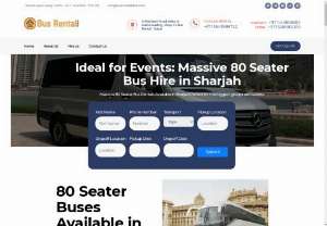 80 Seater Bus Hire Sharjah - 80 Seater Bus Hire Sharjah: Our largest buses, perfect for the biggest groups, ensuring everyone travels together in comfort.