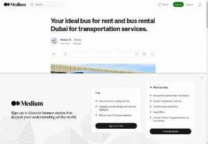 Bus Rental Dubai and Transportation Services - Super Luxury Buses for rent in Dubai, Sharjah, Ajman, UAQ and Fujaira and Rosa Bus, Coaster, Mini Bus Rental Dubai for rental with Driver and Without Driver.