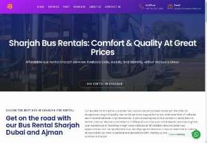 Bus Rental Sharjah and Coaster for rent and rental services - 34 Seater Rosa bus 30 Seater Coaster Bus for rent in Dubai, Sharjah, Ajman and UAQ With or without Driver for labor and staff transportation. Also we provide super luxury bus rental Dubai and Bus Rental Sharjah for large group transportation