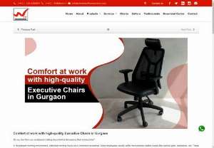 Executive Chairs in Gurgaon - In the present working environment, extended working hours are a common occurrence. Many employees usually suffer from posture-related issues like cervical pain, backaches, etc. These petty-looking issues gradually become chronic problems, bringing ever-lasting health hazards for these new-age employees. Not only that daily issues lead to work productivity issues.  