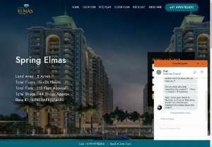 Spring Elmas - New Launch Flat Floor Plan in Noida Extension - Actual floor plan view of Spring Elmas Noida Extension continuously offers 3/4 BHK world class flats in Sector 12 is a quiet city with a contemporary lifestyle. 