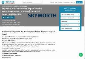 Skyworth air conditioner repair services in Kathmandu, Lalitpur, and Bhaktapur, Technicalsewa -  For Skyworth air conditioner repair services in Kathmandu, Lalitpur, and Bhaktapur, Technicalsewa is a reliable choice. With their expertise and dedication, they specialize in diagnosing and repairing various issues with Skyworth air conditioners to ensure optimal performance and comfort.  To schedule an appointment for repair services, you can visit Technicalsewa&#039;s website at Technicalsewa.com or contact them via email at technicalsewa.npgmail.com. Additionally, you can reach...