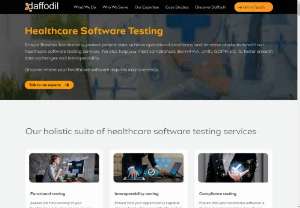 Healthcare Software Testing - The scope of healthcare software testing can include, but is not limited to, the following areas: 