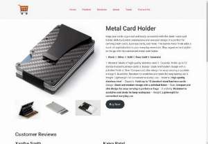 Metal Card Holder - Metal Card Holder: Sleek, durable, and stylish. Crafted from high-quality metal, this minimalist accessory offers secure storage for your essential cards. Elevate your organization with this sleek and modern design.