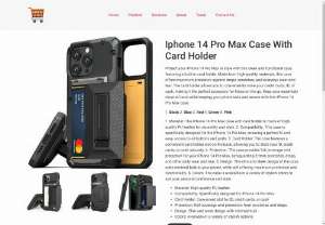 Iphone 14 Pro Max Case With Card Holder - iPhone 14 Pro Max Case with Card Holder: Combining protection and functionality. Safeguard your device while keeping your essential cards easily accessible. Elevate your daily carry with this sleek and practical accessory.