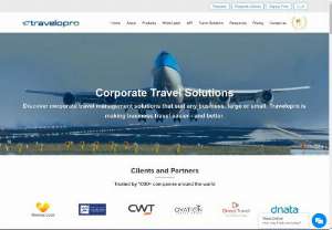    Corporate Travel Solutions - Travelopro offers end-to-end corporate travel bookings and solutions, enabling smooth and cost-effective business and corporate executive travel by air. For corporate travelers, the corporate travel agent services must ensure that travelers face no difficulties during the entire duration of their travel. It provides corporate travel solutions including a range of services that include: ticketing and bookings, savings management, and travel service consolidation.