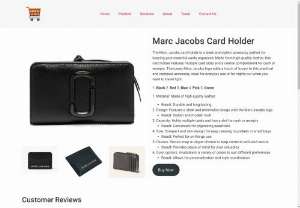 Marc Jacobs Card Holder - Marc Jacobs Card Holder: Fusing functionality with fashion-forward design. Crafted with premium materials and meticulous attention to detail, it&#039;s a stylish accessory for the modern individual. Elevate your essentials with Marc Jacobs&#039; signature flair.