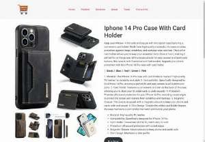 Iphone 14 Pro Case With Card Holder - Iphone 14 Pro Case With Card Holder: Seamlessly merge protection and convenience. Designed to safeguard your device while offering practical card storage. Elevate your everyday carry with this innovative solution for the modern iPhone user.