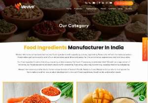 Dried Vegetables | Fruit Powder | Spices | Dried Leaves - Mevive International a supplier, manufacturer, Exporter of Dehydrated Vegetables, Spray Dried Fruit Powders, Dried Leaves, Dried Herbs, Spices in India &amp; UAE.