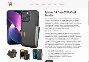 Iphone 14 Case With Card Holder - Iphone 14 Case With Card Holder: Seamlessly merge protection and convenience. Designed to safeguard your device while offering practical card storage. Elevate your everyday carry with this innovative solution for the modern iPhone user.