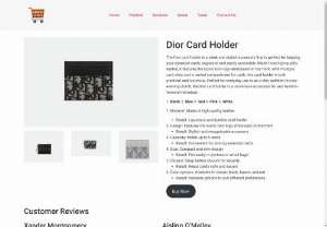 Dior Card Holder - Dior Card Holder: Symbol of sophistication and elegance. Crafted with fine materials and exquisite design, it&#039;s a chic accessory for the fashion-forward individual. Elevate your essentials with Dior&#039;s timeless allure.