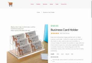 Business Card Holder - Business Card Holder: Make a professional statement. This sleek accessory keeps your cards organized and easily accessible, enhancing your networking and professionalism. Elevate your business essentials with this practical and stylish holder.