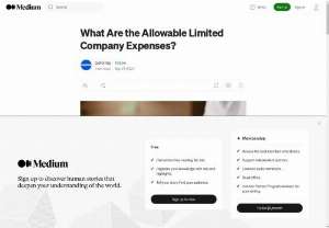 What Are the Allowable Limited Company Expenses? - As a limited company owner, understanding the allowable expenses can help you maximize tax efficiency and manage your finances effectively. In this article, we will explore the various categories of allowable limited company expenses that can be claimed, providing you with valuable insights to ensure compliance and optimize your financial operations.