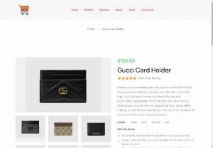 Gucci Card Holder - Gucci Card Holder: Exuding luxury and timeless style. Crafted with impeccable craftsmanship and premium materials, it&#039;s a statement accessory for the modern individual. Elevate your essentials with Gucci&#039;s iconic elegance.