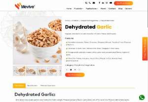 Dehydrated Garlic Flakes &amp; Powder- Manufacturer, Supplier - Get Factory Price of Dehydrated Garlic- powder, flakes, Granules, Chopped, Minced from Mevive International. Trusted Manufacturer, Supplier in Tamil Nadu, India