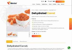Dehydrated Carrot Flakes, Powder- Manufacturer, Supplier - Mevive International a Bulk Supplier, Manufacturer of Premium Quality Dried Carrot Flakes, Powder, Granules, Chopped, Minced, Bits in Tamil Nadu, India.