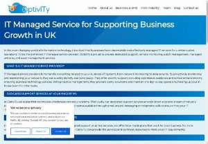 Leading IT Managed Service Provider in the UK - Looking for top-notch IT support? OptivITy Limited is leading IT Managed Service Provider in the UK, offers seamless solutions for all your tech needs. From network security to cloud management, we have got you covered. Elevate your business with our expert services. Contact us today for unparalleled IT support!
