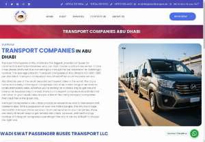 Transport Companies in Abu Dhabi - Abu Dhabi's premier transport firms provide specialized campus shuttle services, ensuring safe, timely, and comfortable commutes for the academic community.