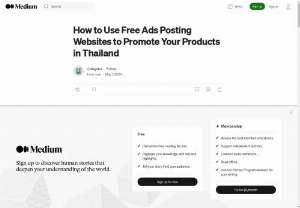 How to Use Free Ads Posting Websites to Promote Your Products in Thailand - Learn how to effectively promote your products in Thailand using free ads posting websites. Discover strategies to reach your target audience and boost your sales for free.