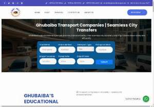 Transport Companies in Ghubaiba - Ghubaiba&#039;s educational transport services are characterized by their seamless city transfers, ensuring students travel safely and efficiently.