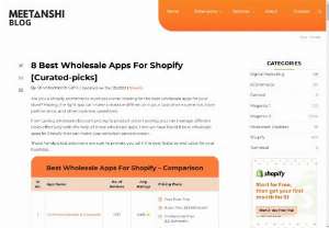 8 Best Wholesale Apps For Shopify [Curated-picks] -  Are you looking to streamline your wholesale operations on Shopify? With the right apps, managing wholesale orders, pricing, and customers can be a breeze. Here, we&#039;ve curated a list of the top eight wholesale apps for Shopify to help you scale your business efficiently.  