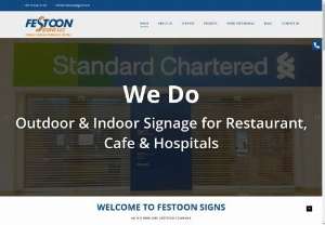signage manufacturers in Jeddah - Festoon Signs- Top Digital Signage Company in Dubai and Abu Dhabi 