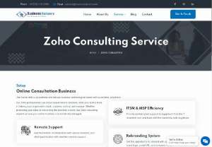How Zoho Consulting Services Transform Operations  - Discover the power of Zoho Consulting Services! 🚀 As your trusted Zoho Consulting Partner, we specialize in transforming operations to maximize efficiency and productivity. Our expert Zoho Consultants provide tailored solutions to streamline processes, integrate data, and enhance collaboration. Let us help you unlock your business&#039;s full potential!