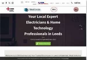 Your trusted local electrician in Leeds &amp; Wakefield  - AJOB Electrical Ltd: Your trusted electrician in Leeds &amp; Wakefield. Excellence in service, safety, and reliability. Power up with us today!